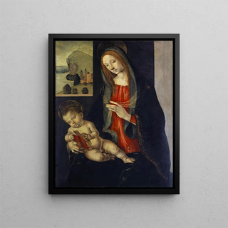La Vierge à l'Enfant - School of Filippo Lippi — framed artwork on a wall