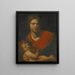 The Virgin and Child - School of Francesco Furini — framed artwork on a wall