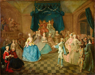 Court Dance - Gravelot School — artwork view