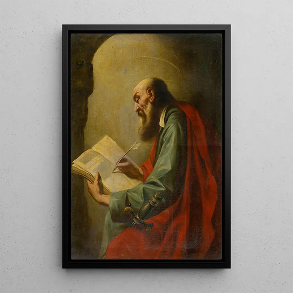 Saint Paul - Guercino School painting — framed artwork on a wall