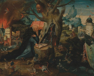La Tentation de saint Antoine - School of Jérôme Bosch — artwork view