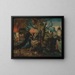 La Tentation de saint Antoine - School of Jérôme Bosch — framed artwork on a wall