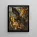 Prometheus Bound - School of Jacob Jordaens — framed artwork on a wall