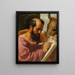 Saint Luke the Evangelist - School of Jacob Jordaens — framed artwork on a wall