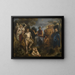 The Judgment of Midas - School of Jacob Jordaens — framed artwork on a wall
