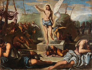 The Resurrection of Christ - School of Jacopo Tintoretto — artwork view