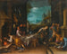 The Christ in the house of Mary and Martha - School of Jacopo da Ponte — artwork view