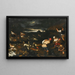 The sacrifice of Noah after the flood - School of Jacopo da Ponte — framed artwork on a wall