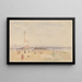 Pourville-sur-Mer - James McNeill Whistler School — framed artwork on a wall