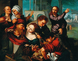 L'Appel de saint Matthieu - School of Jan Sanders van Hemessen — artwork view