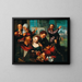 L'Appel de saint Matthieu - School of Jan Sanders van Hemessen — framed artwork on a wall
