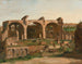 Basilique de Constantin dans le Forum romain - School of Jean-Baptiste-Camille Corot — artwork view