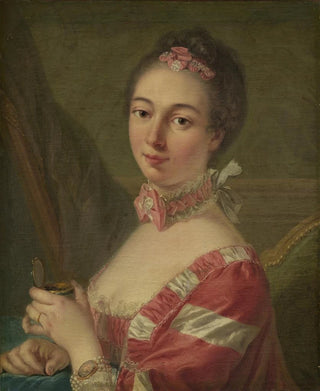 Portrait of a lady - School of Louis-Michel van Loo — artwork view