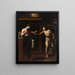 L'Annonciation - School of Luca Cambiaso — framed artwork on a wall