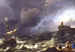 The Tempest - Ludolf Backhuysen School — artwork view