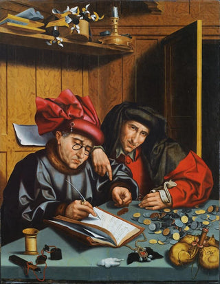 Les changeurs d'argent - École de Marinus van Reymerswaele — artwork view