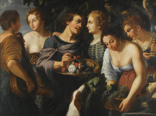 An Allegory of the Five Senses - School of Nicolas Régnier — artwork view