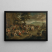 A village festival - School of Peter Paul Rubens — framed artwork on a wall