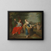 The Christ and the Samaritan Woman at the Well - School of Peter Paul Rubens — framed artwork on a wall