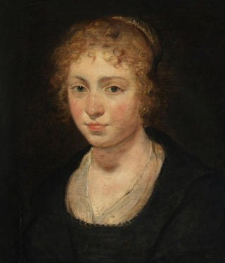 Head of a Young Girl - School of Peter Paul Rubens — artwork view