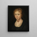Head of a Young Girl - School of Peter Paul Rubens — framed artwork on a wall