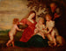 Sainte Famille with the Holy Child John the Baptist and an Angel - School of Peter Paul Rubens — artwork view