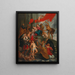 the Virgin and Child with saints - School of Peter Paul Rubens — framed artwork on a wall