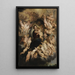 Marie with the Child in a crown of angels - School of Peter Paul Rubens — framed artwork on a wall