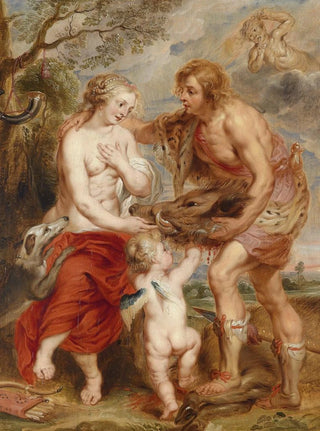 Méléagre et Atalante - École de Peter Paul Rubens — artwork view