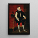 Portrait of Archduke Albert VII of Austria - School of Peter Paul Rubens — framed artwork on a wall