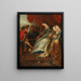 La reine Tomyris avec la tête de Cyrus - École de Peter Paul Rubens — framed artwork on a wall