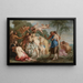 The Rape of Europa - School of Peter Paul Rubens — framed artwork on a wall
