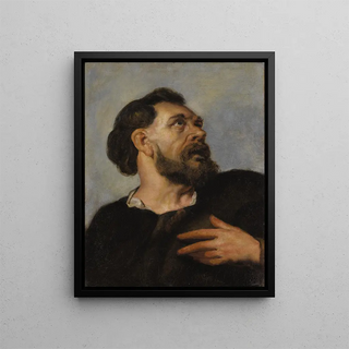 Saint Roch - School of Peter Paul Rubens — framed artwork on a wall