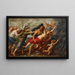 L'Enlèvement de Proserpine - School of Peter Paul Rubens — framed artwork on a wall