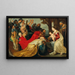 L'Adoration des mages - Ecole de Peter Paul Rubens — framed artwork on a wall