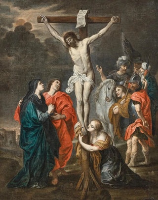 The Crucifixion - School of Peter Paul Rubens — artwork view