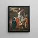 The Crucifixion - School of Peter Paul Rubens — framed artwork on a wall