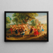 The Dancing Peasants - School of Peter Paul Rubens — framed artwork on a wall