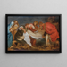 La Mise au tombeau - School of Peter Paul Rubens — framed artwork on a wall