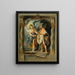 The Prophet Elijah Fed by the Angel - School of Peter Paul Rubens — framed artwork on a wall