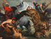 La chasse au tigre, au lion et au léopard - Ecole de Peter Paul Rubens — artwork view