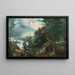 The Temptation of Saint Anthony - School of Pieter Bruegel the Elder — framed artwork on a wall