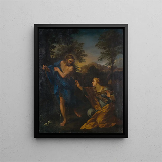 Noli Me Tangere - School of Pietro da Cortona — framed artwork on a wall