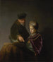 a young scholar and his tutor - Rembrandt van Rijn School — artwork view