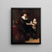 Jean Pellicorne with his son Caspar - School of Rembrandt van Rijn — framed artwork on a wall