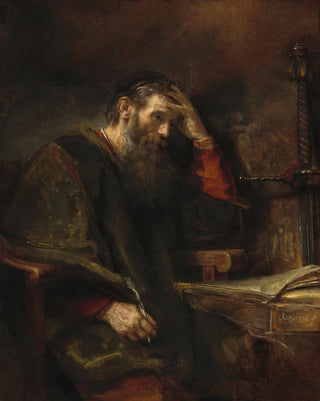 L'apôtre Paul - École de Rembrandt van Rijn — artwork view