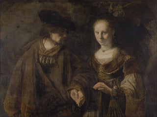 Les Fiancés - School of Rembrandt van Rijn — artwork view