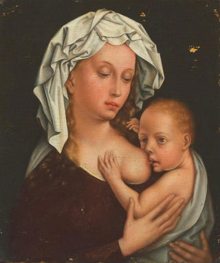 The Virgin and Child - School of Robert Campin — artwork view