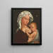 The Virgin and Child - School of Robert Campin — framed artwork on a wall
