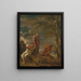 Les Philosophes - École de Salvator Rosa — framed artwork on a wall